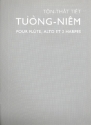 Tuong Niem pour flte, alto et 2 harpes parties