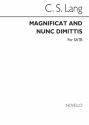 Magnificat And Nunc Dimittis In A Minor SATB Chorpartitur