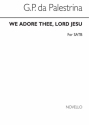 Giovanni Palestrina, We Adore Thee, Lord Jesu (Adoramus Te) SATB Chorpartitur