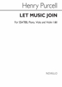 Henry Purcell, Let Music Join String Instruments SATB Piano Accompaniment Chorpartitur