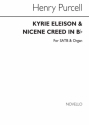 Henry Purcell, Kyrie Eleison And Nicene Creed in B Flat SATB and Organ Chorpartitur