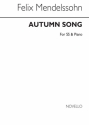 Felix Mendelssohn Bartholdy, Autumn Song SSA and Piano Chorpartitur
