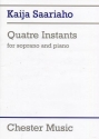 Quatre Instants for soprano and piano