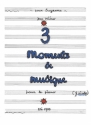 Jean Wiener: 3 Moments De Musique Piano Printed to Order