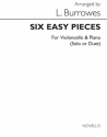 John Burrowes, Six Easy Pieces (Cello and Piano) Cello und Klavier Buch