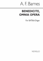 Barnes, Barnes Benedicite Omnia Opera Satb SATB Chorpartitur
