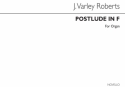 J. Varley Roberts, Postlude In F Organ Orgel Buch