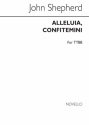Shepherd Alleluia Confitemini TTBB TTBB Chorpartitur