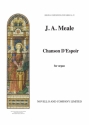 John Arthur Meale, Chason D'espoir Organ Orgel Buch