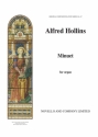 Alfred Hollins, Minuet For Organ Orgel Buch