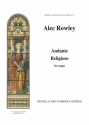 Alec Rowley, Andante Religioso Organ Orgel Buch