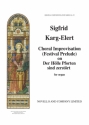 Sigfrid Karg-Elert, Choral Improvisation Orgel Buch