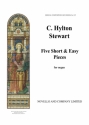 5 Short And Easy Pieces on Hymn Tunes for organ