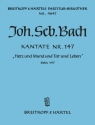Herz und Mund und Tat und Leben Kantate Nr.147 BWV147 Partitur