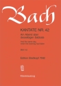 Am Abend aber desselbigen Sabbats Kantate Nr.42 BWV42 Klavierauszug (dt/en)
