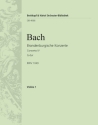 Brandenburgisches Konzert G-Dur Nr.4 BWV1049 für Orchester Violine 1