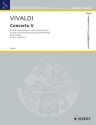 Konzert op.10,5 RV434, PV262 fr Flte und Streicher fr Flte und Klavier