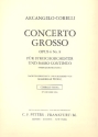 Concerto grosso g-Moll op.6,8 für 2 Violinen, Violoncello, Streicher und Bc Cembalo