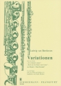 Variationen über 'La ci darem la mano' für 3 Flöten (2 Flöten und Altflöte in G) Partitur und Stimmen