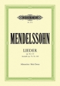 Lieder op.50 und op.115 und eine Auswahl aus op.75. op.76 und op.120 fr Mnnerchor a cappella