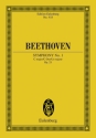 Sinfonie C-Dur Nr.1 op.21 für Orchester Studienpartitur