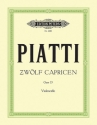 12 Capricen op.25 für Violoncello