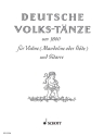 Deutsche Volkstnze um 1800 fr Violine (Mandoline oder Flte) und Gitarre