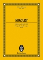 Missa brevis d major KV194 for mixed choir, strings, organ Studienpartitur (miniature score)
