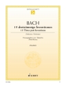 15 dreistimmige Inventionen BWV 787-801 fr Klavier