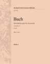 Brandenburgisches Konzert G-Dur Nr.4 BWV1049 für Orchester Violine 2