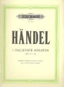 Hallenser Sonaten für Flöte und Bc Stimmen