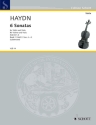 6 Sonaten Band 2 Hob.VI,4-6 für Violine und Viola Spielpartitur