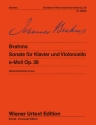 Sonate e-Moll op.38 fr Violoncello und Klavier