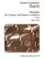 Sonate G-Dur BWV1021 fr Violine und Klavier
