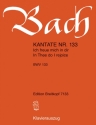 Ich freue mich in dir Kantate Nr.133 BWV133 Klavierauszug (dt/en)