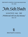 Wachet auf ruft uns die Stimme Kantate Nr.140 BWV140 Partitur (dt)
