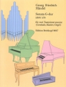 Sonate G-Dur HWV579 für 2 Tasteninstrumente (Cembalo, Klavier, Orgel) 2 Spielpartituren