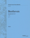 Sinfonie C-Dur Nr.1 op.21 für Orchester Partitur
