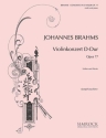 Konzert D-Dur op.77 für Violine und Orchester für Violine und Klavier