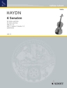 6 Sonaten Band 1 Hob.VI:1-3 für Violine und Viola Spielpartitur