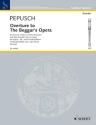 The Beggar's Opera Overture for 4 recorders (satb) score and parts