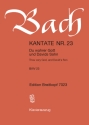 Du wahrer Gott und Davids Sohn Kantate Nr.23 BWV23 Klavierauszug (dt/en)