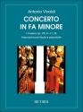 Concerto fa minore per flauto e archi R297/P442/F,I:25 per flauto e piano