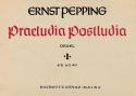 Prludia, Postludia zu 18 Chorlen Band 1 fr Orgel
