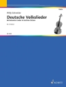 Deutsche Volkslieder fr 2 Violinen Spielpartitur