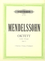 Oktett Es-Dur op.20 für 4 Violinen, 2 Violen und 2 Violoncelli Stimmen