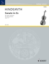 Sonate Es-Dur Nr.1 op.11 fr Violine und Klavier