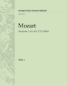Andante C-Dur KV315 fr Flte und Orchester Violine 1