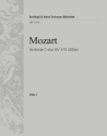 Andante C-Dur KV315 fr Flte und Orchester Viola