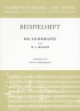 Die Zauberfloete von von W.A. Mozart Die Oper Beispielheft